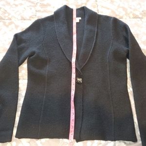 Black sweater blazer